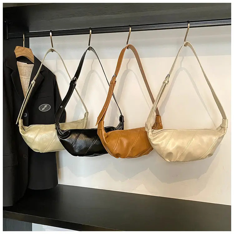 Korean Crossbody Bag Tan Leather Large Capacity — feature 9
