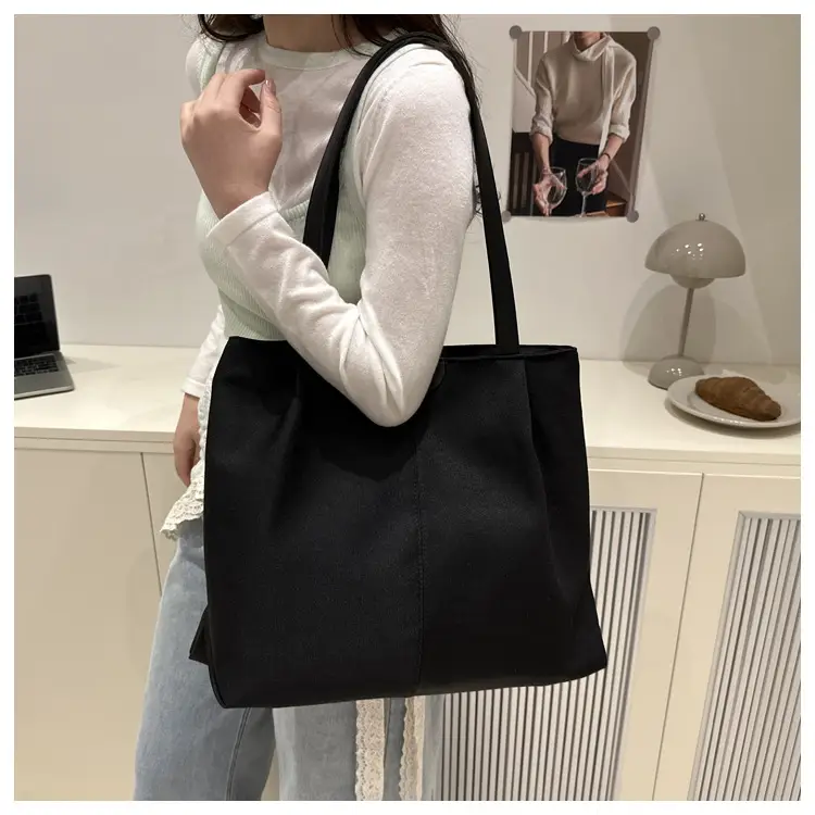 Women's Cream Shoulder Bag with Silver Handle — feature 9