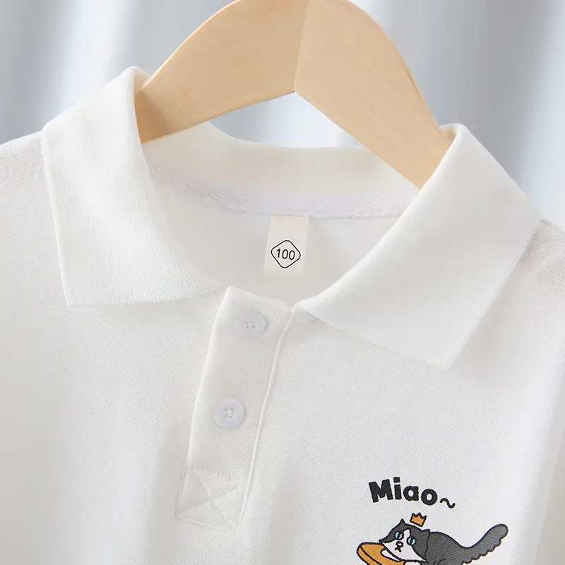Boys Korean Style Loose Summer T-Shirt 2025