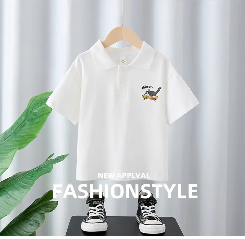 Boys Korean Style Loose Summer T-Shirt 2025 — feature 1