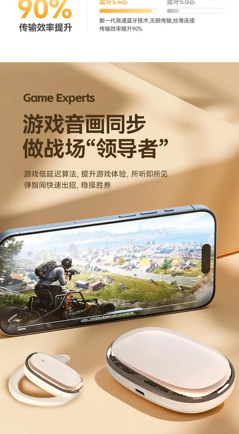 Bluetooth Earbuds with 90° Rotation & Noise Reduction — feature 13