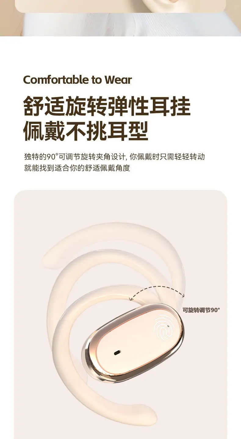 Bluetooth Earbuds with 90° Rotation & Noise Reduction — feature 5