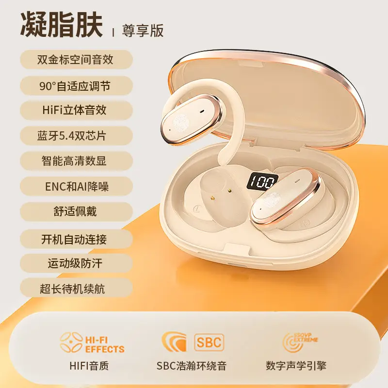 Bluetooth Earbuds with 90° Rotation & Noise Reduction - Image 2