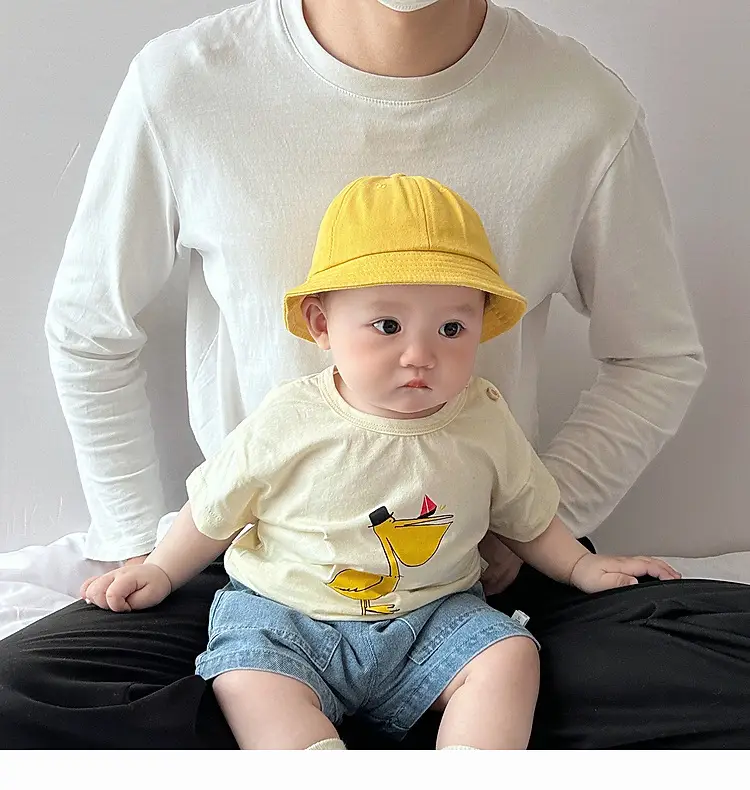 Boys Pure Cotton Cartoon T-shirt Summer Casual Top — feature 12