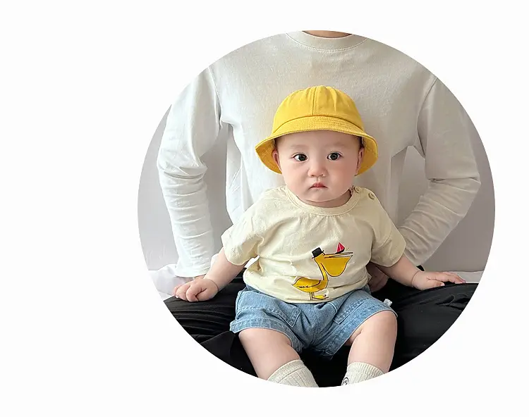 Boys Pure Cotton Cartoon T-shirt Summer Casual Top — feature 13