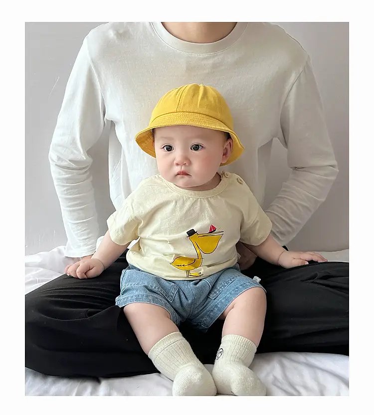 Boys Pure Cotton Cartoon T-shirt Summer Casual Top — feature 14