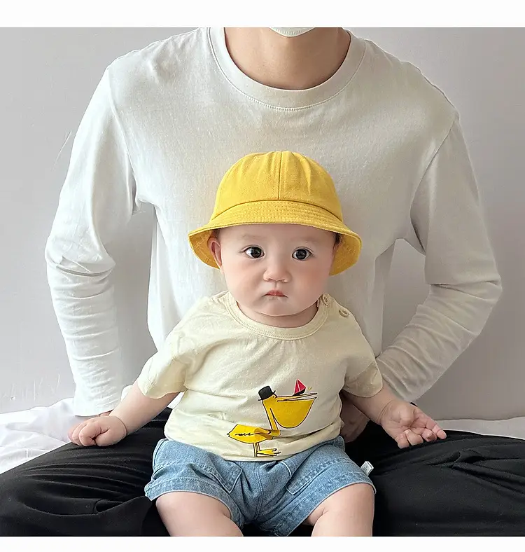 Boys Pure Cotton Cartoon T-shirt Summer Casual Top — feature 15