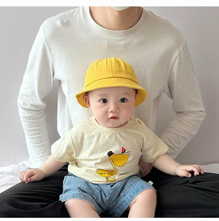 Boys Pure Cotton Cartoon T-shirt Summer Casual Top — feature 16