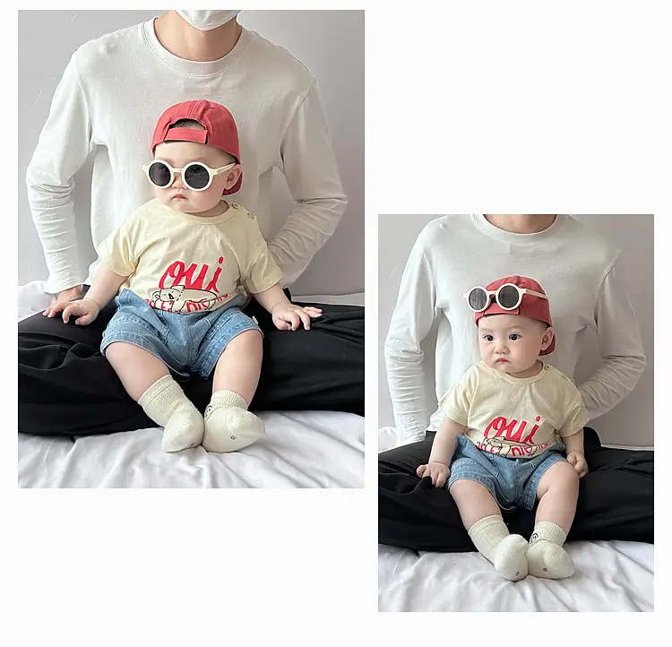 Boys Pure Cotton Cartoon T-shirt Summer Casual Top — feature 17