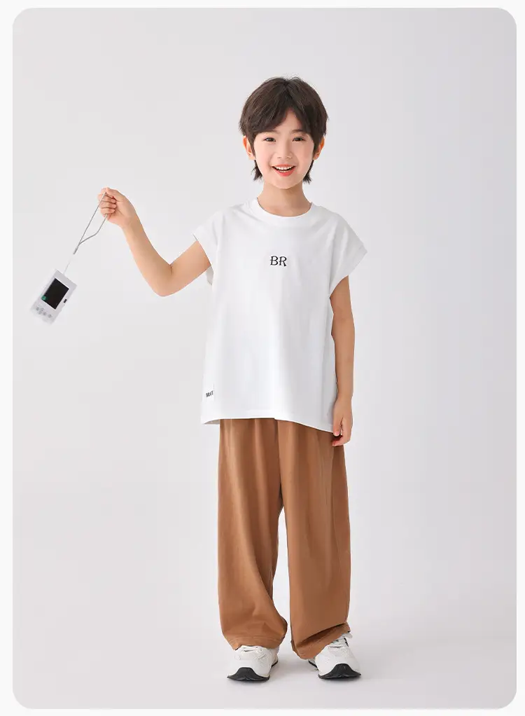 Haima's 2026 Boys All-Cotton Sleeveless Vest T-Shirt — feature 13