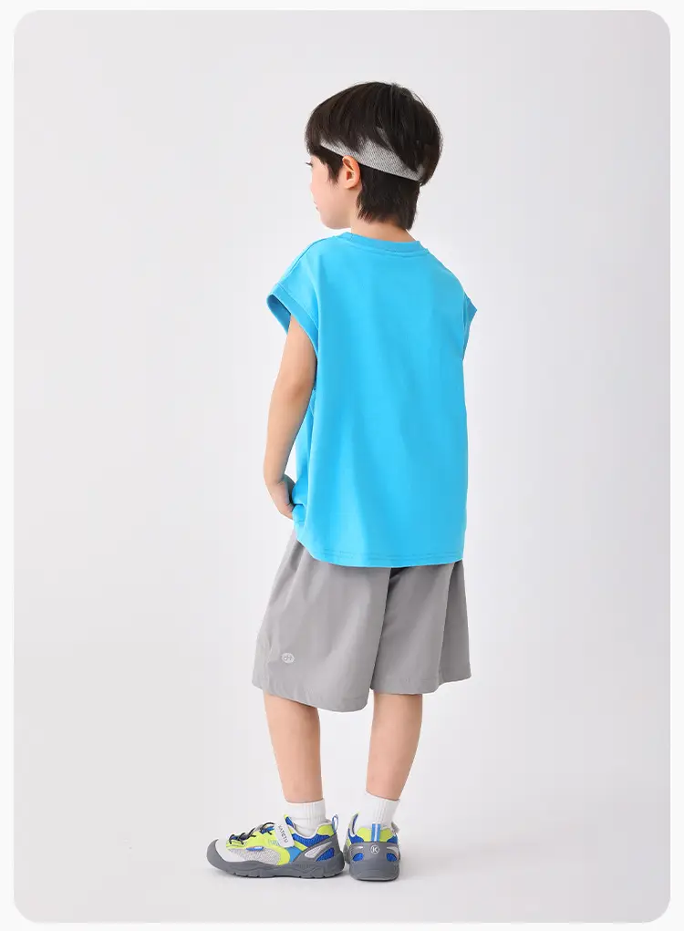 Haima's 2026 Boys All-Cotton Sleeveless Vest T-Shirt — feature 16