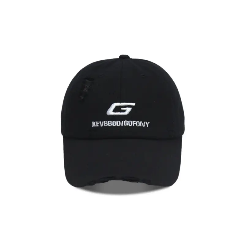 Yellow Embroidered Baseball Cap for Men - Image 8