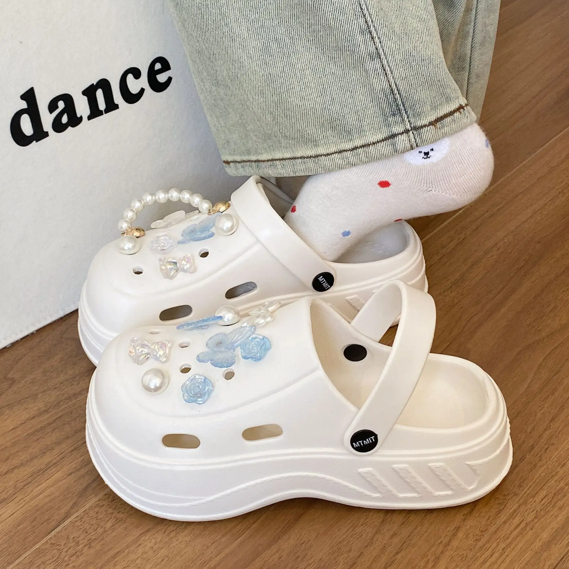 Women Thick Soled Butterfly Sandals Summer - Image 6