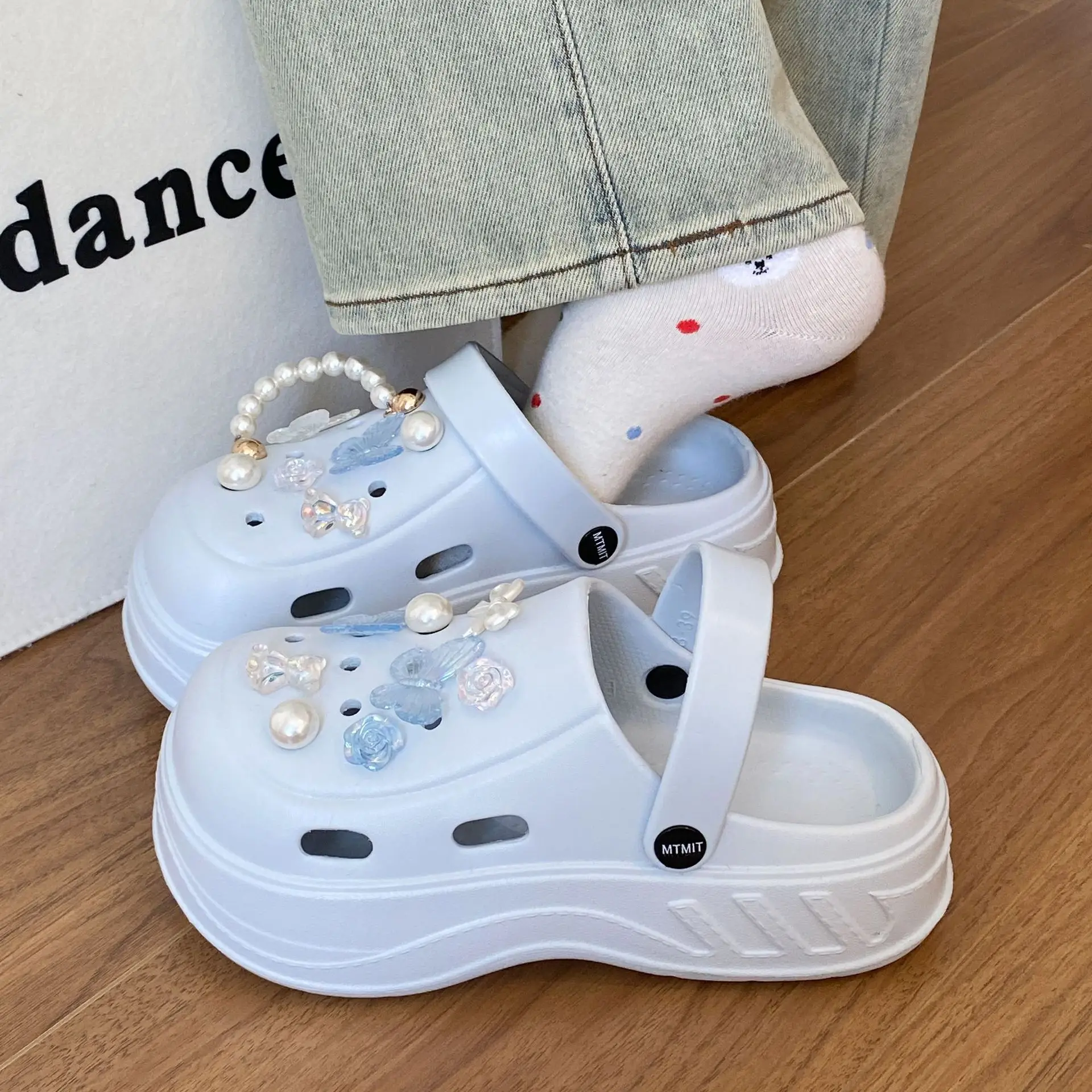 Women Thick Soled Butterfly Sandals Summer - Image 8