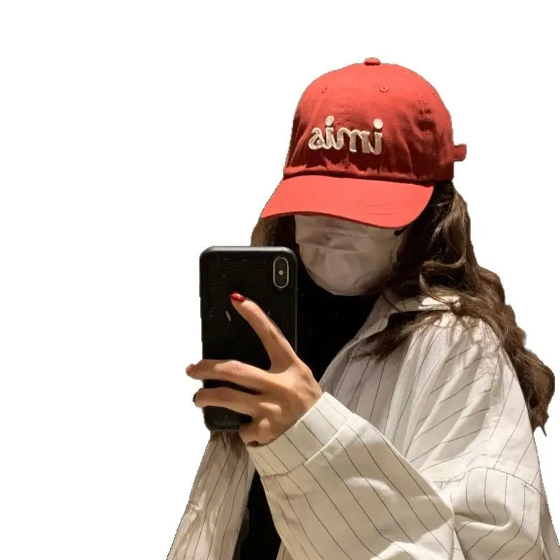 Women's Red Airmi Retro Cap 2026 Wide Brim - Image 9
