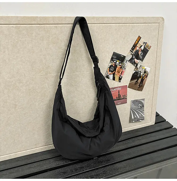 Black Crossbody Backpack for Women Sports Commute — feature 7