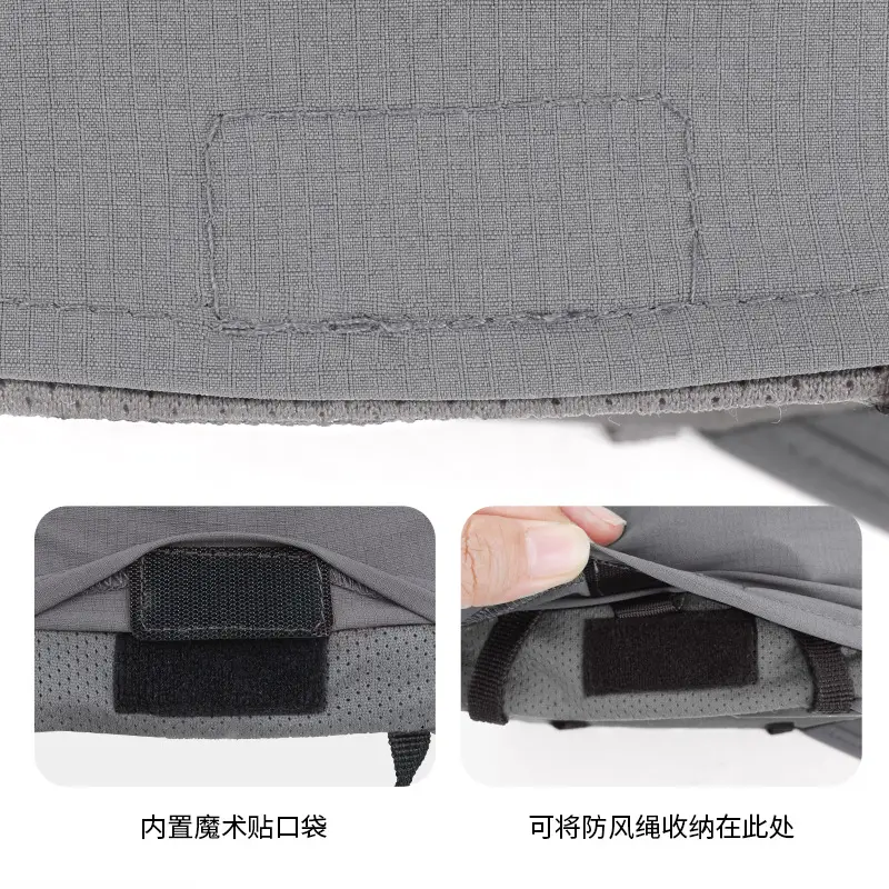 Men Summer Cycling Sun Hat Solid Color Windproof - Image 9
