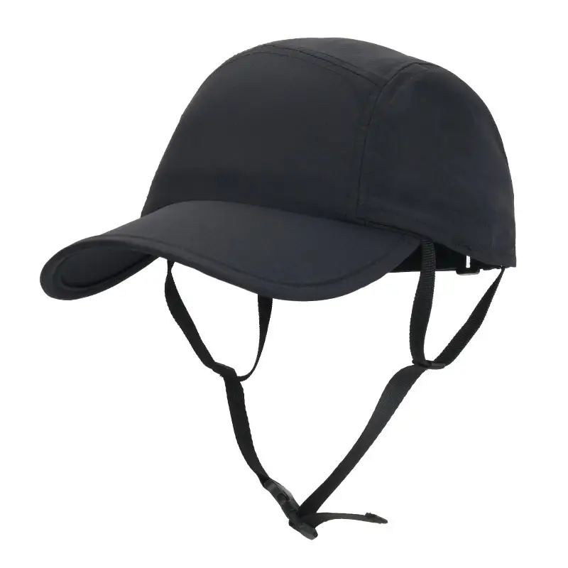Men Summer Cycling Sun Hat Solid Color Windproof - Image 2