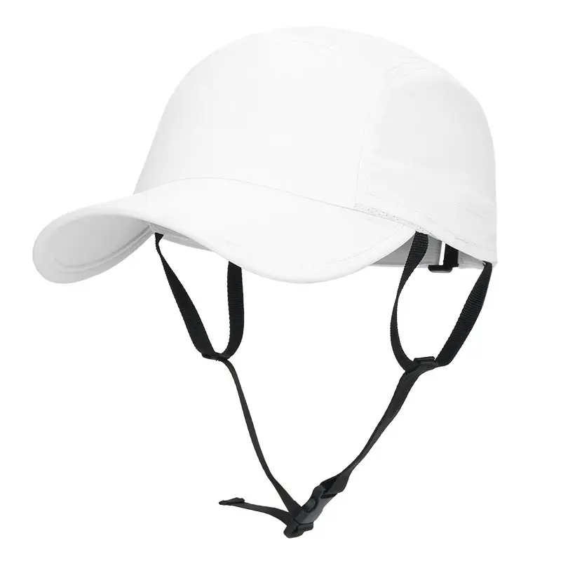 Men Summer Cycling Sun Hat Solid Color Windproof - Image 6