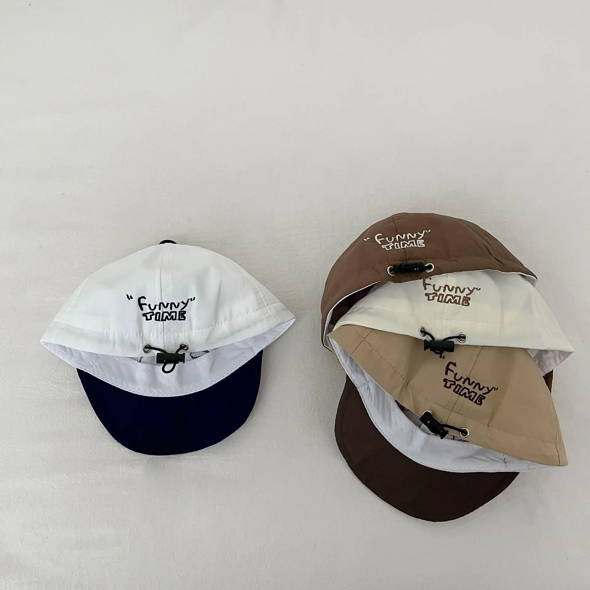 Baby Cap with Cute Dog Face Brown White — feature 8