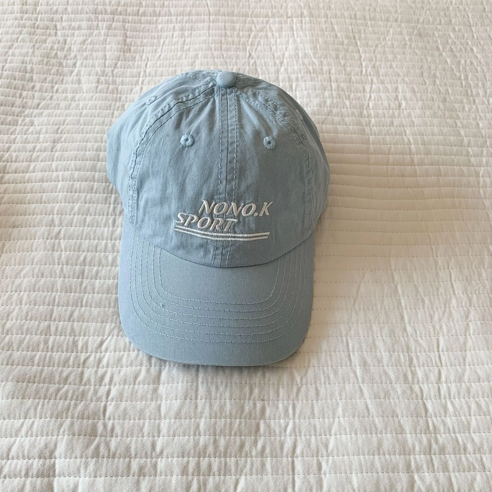 Sugarcane Pear Girls' Light Blue Baseball Cap Summer 2025 - Image 9