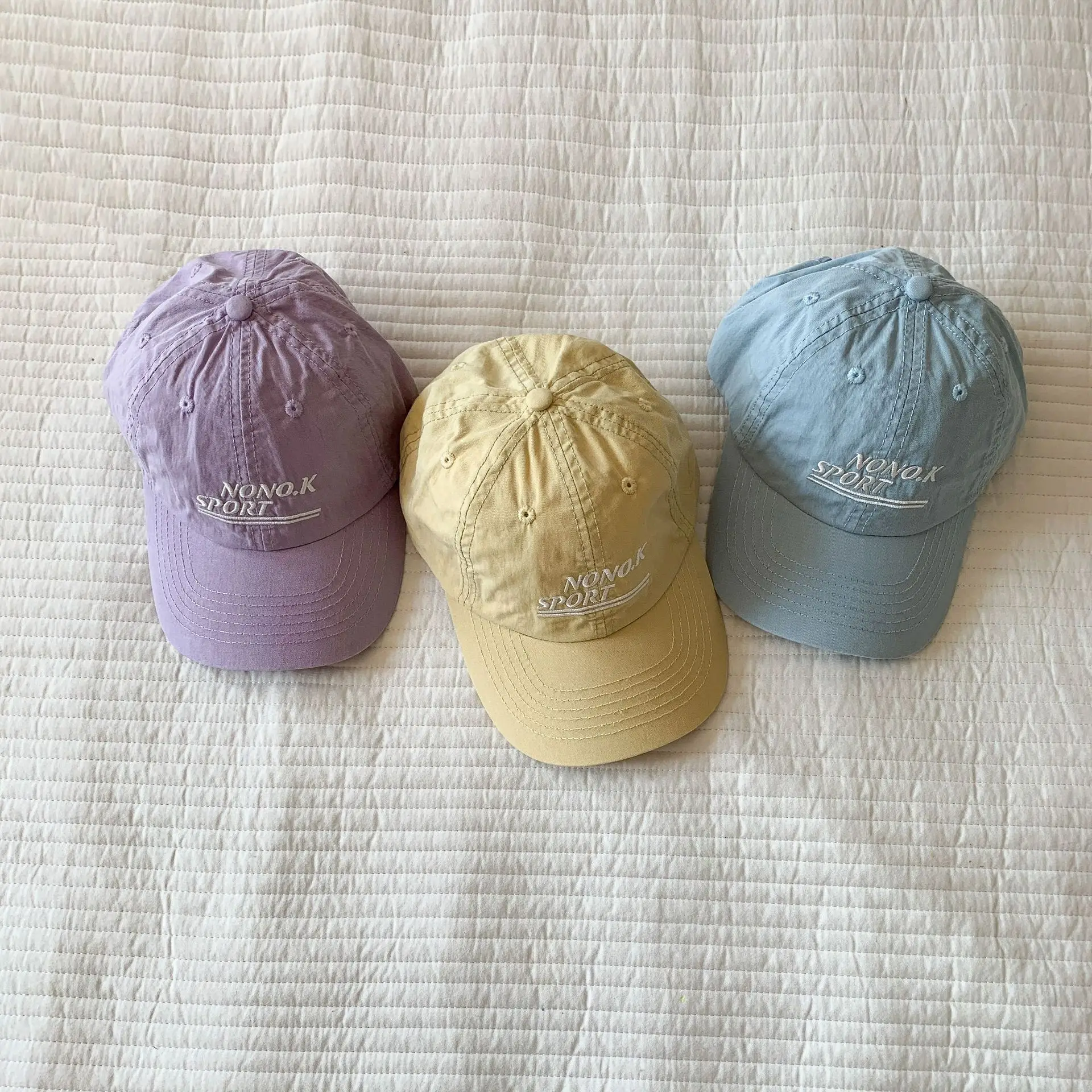 Sugarcane Pear Girls' Light Blue Baseball Cap Summer 2025 — feature 6
