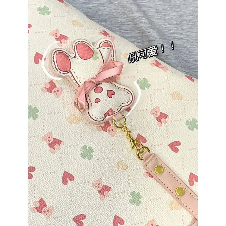 Women's Heart Print Shoulder Bag Large Capacity — feature 9