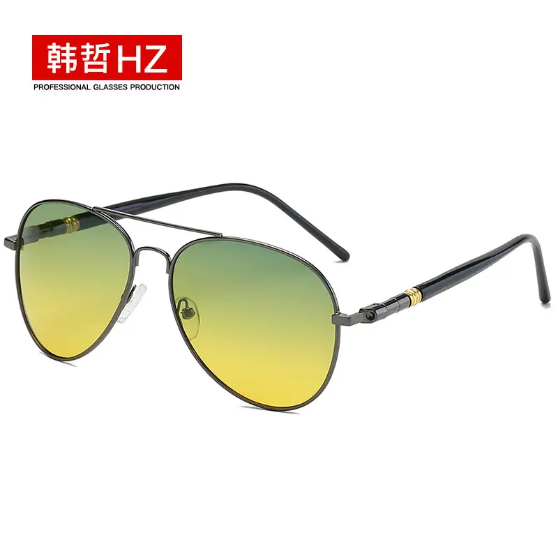 Men's Polarized Anti-Glare Night Sunglasses Blue - Image 13