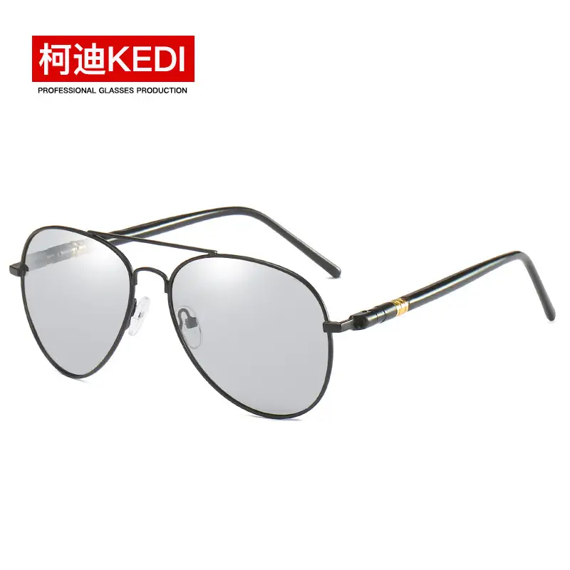 Men's Polarized Anti-Glare Night Sunglasses Blue - Image 6