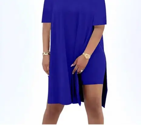 Pink Loose Two-Piece Summer Suit for Women - Image 13