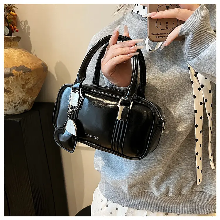 Korean Style Cream White Square Handbag 2025 Spring — feature 22