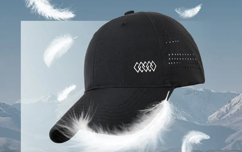 Men Breathable Sunshade Cap with Laser Hole — feature 13