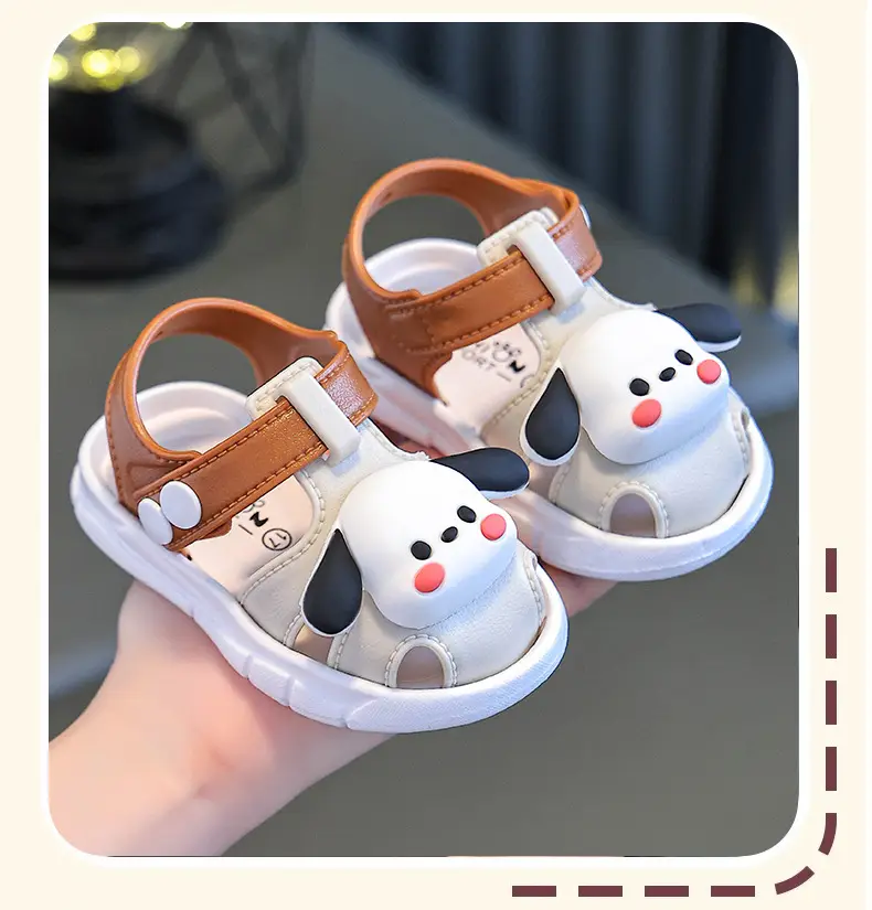 Blue Cartoon Baby Toe Cap Sandals for Kids 0-3Y — feature 13