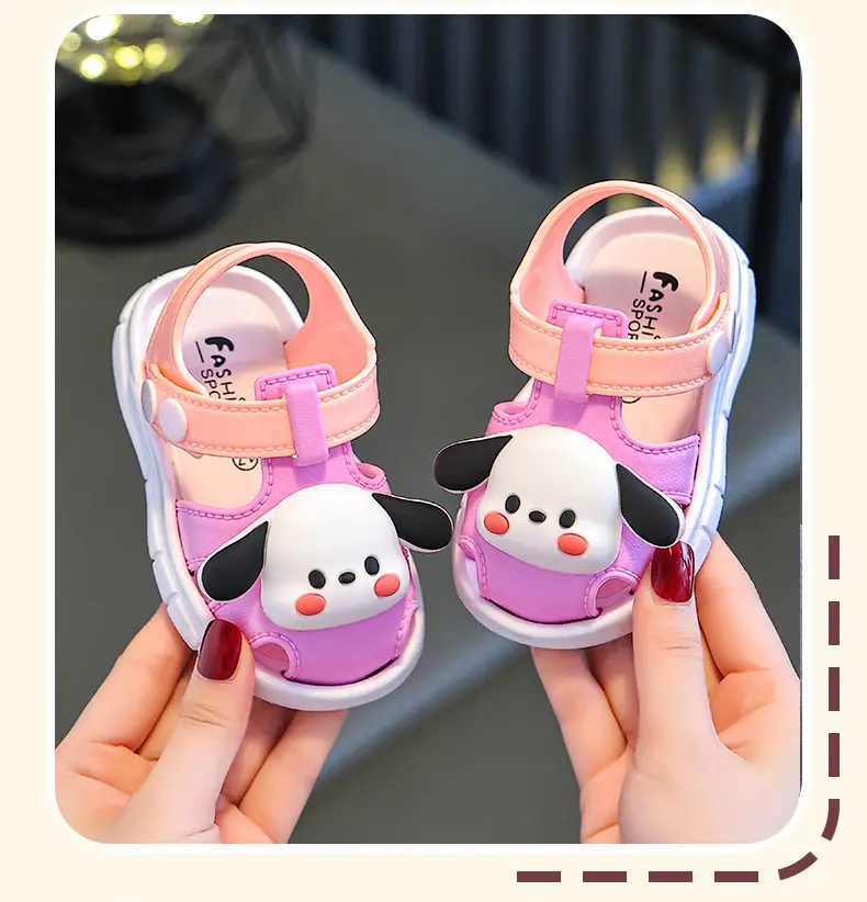Blue Cartoon Baby Toe Cap Sandals for Kids 0-3Y — feature 20