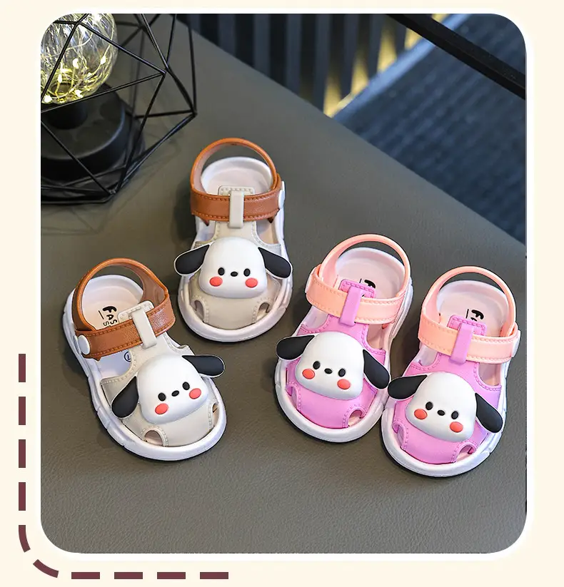 Blue Cartoon Baby Toe Cap Sandals for Kids 0-3Y — feature 21