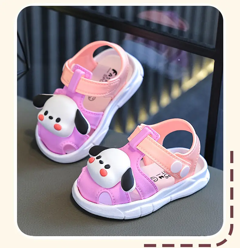 Blue Cartoon Baby Toe Cap Sandals for Kids 0-3Y — feature 22