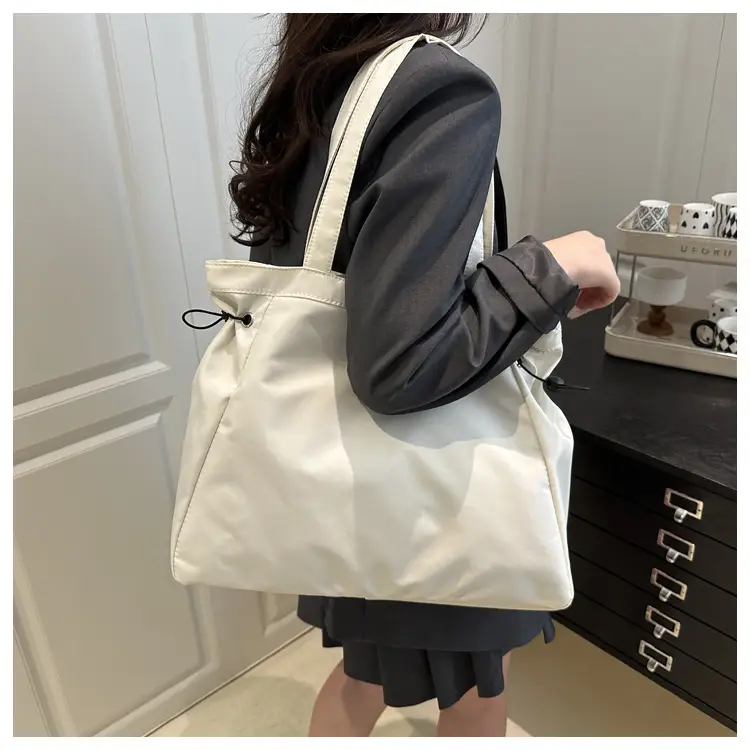 Large Capacity Olive Green Shoulder Tote Bag — feature 10