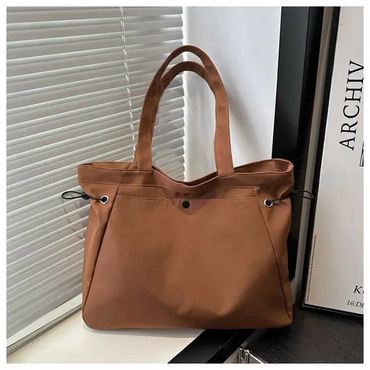 Large Capacity Olive Green Shoulder Tote Bag — feature 22