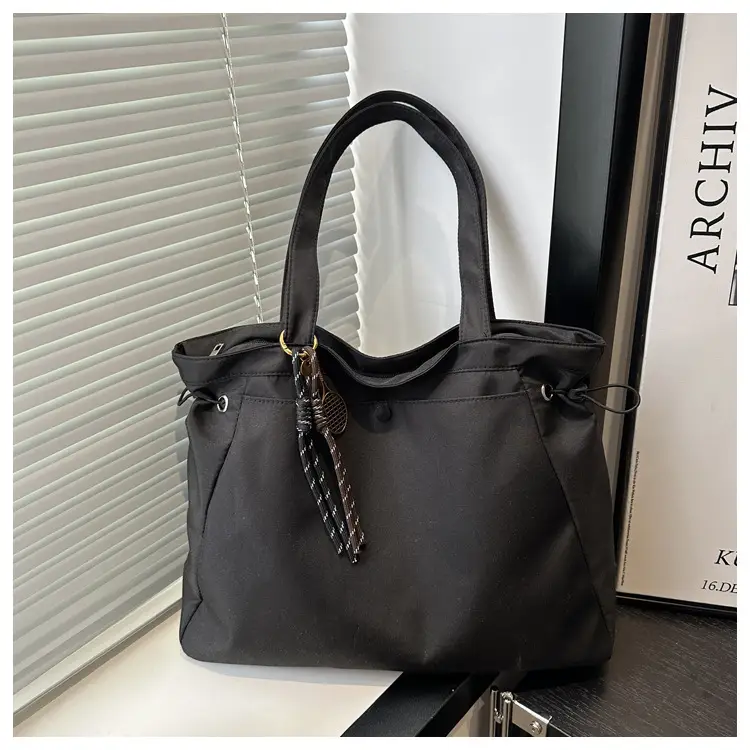 Large Capacity Olive Green Shoulder Tote Bag — feature 28