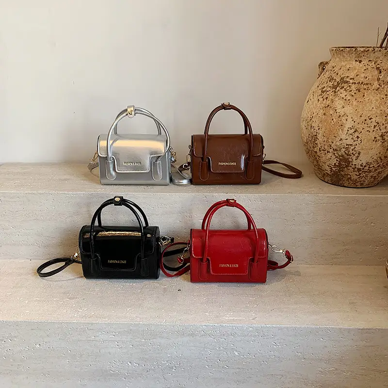 Red 10-Shoulder Crossbody Bag for Women - Image 9