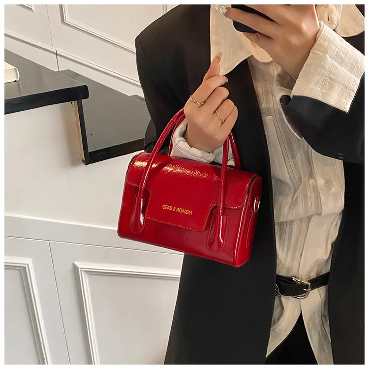 Red 10-Shoulder Crossbody Bag for Women — feature 13