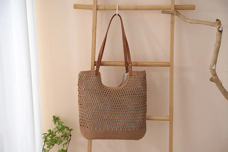 Women Straw Woven Shoulder Bags Set of 4 — feature 11