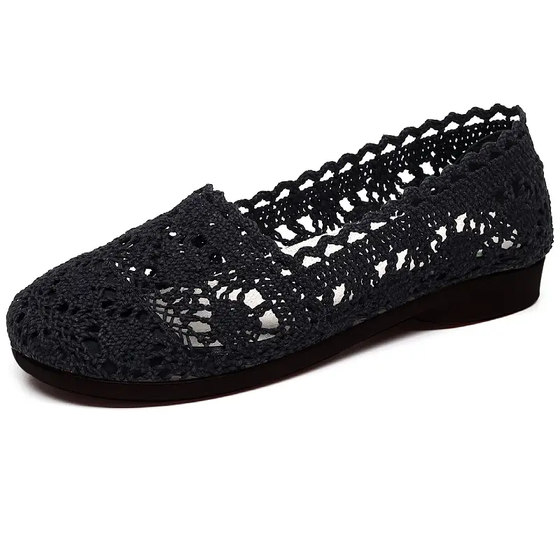 Women's Non-Slip Flat Comfortable Cloth Shoes for Middle-Aged and Elderly Mothers, Casual Shoes, Mesh Shoes, Summer Thin Breathable Mesh Surface - Image 7
