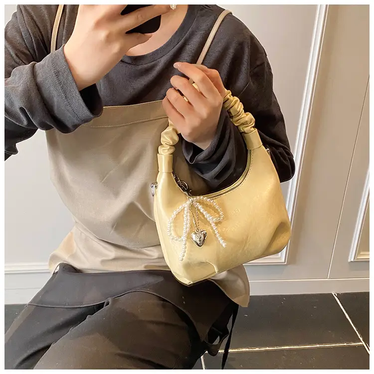 White Elastic Handle Shoulder Bag 2026 New Model — feature 20