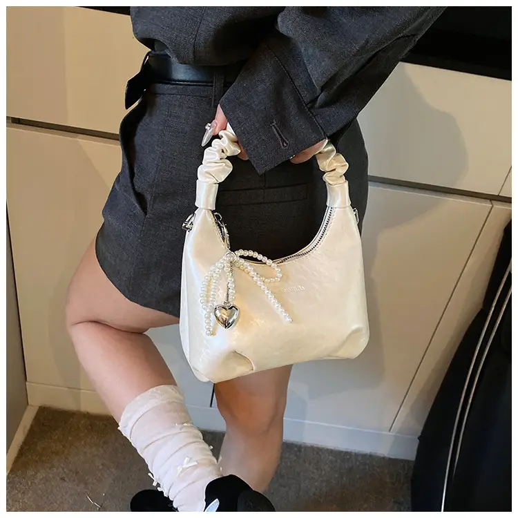 White Elastic Handle Shoulder Bag 2026 New Model — feature 24