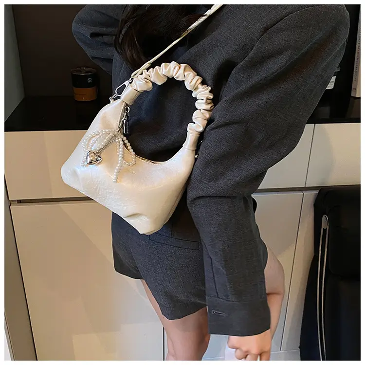 White Elastic Handle Shoulder Bag 2026 New Model — feature 27