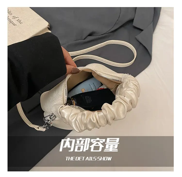 White Elastic Handle Shoulder Bag 2026 New Model — feature 3