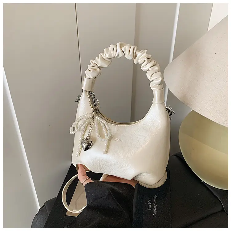 White Elastic Handle Shoulder Bag 2026 New Model — feature 38