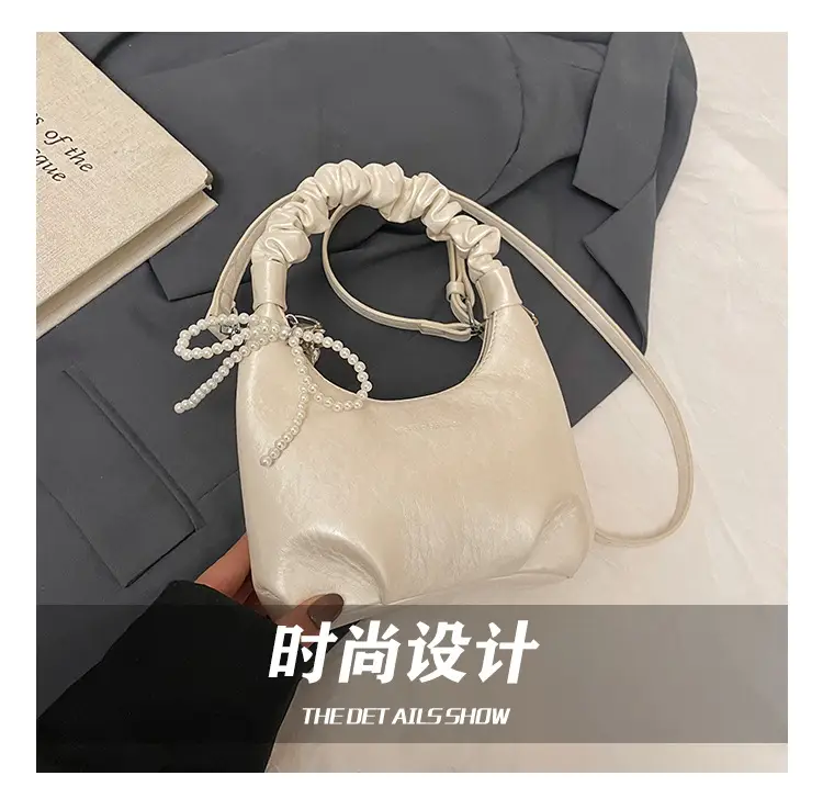 White Elastic Handle Shoulder Bag 2026 New Model — feature 5