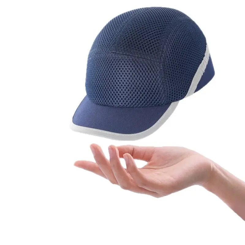 Lightweight Anti-Collision Full Mesh Safety Hat Yellow